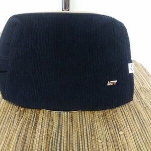 LOT Black Corduroy Makeup Bag NWOT | Moody, Minimal, Major Vibe 🖤🧨